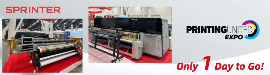 1 Day to Go! SPRINTER Ready to Meet You at Printing United Expo 2026