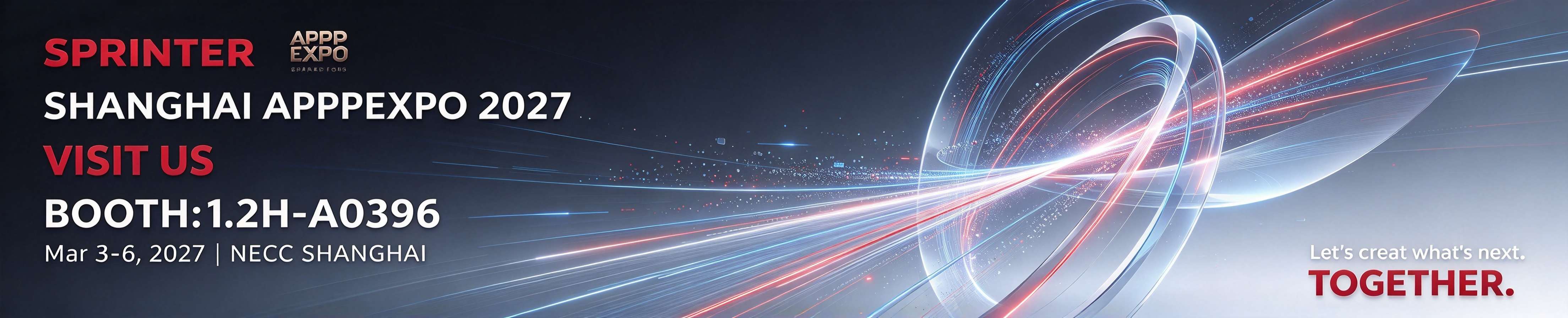 SPRINTER Invites You to Meet at APPPEXPO Shanghai 2027