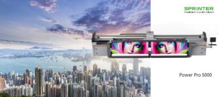 SPRINTER Professional Wide Format UV Ink-jet  Printer Power Pro 5000 5m Hybrid Printer