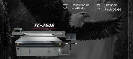 The Sprinter TC - 2548 UV flatbed printer boasts outstanding performance! 