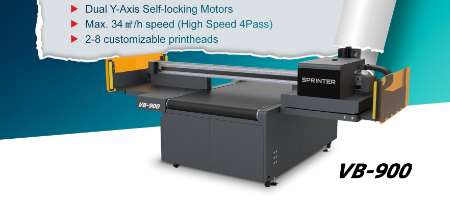 Say Goodbye to Irregular Printing Troubles! SPRINTER VB-900 Visual Positioning UV Printer Is Here.