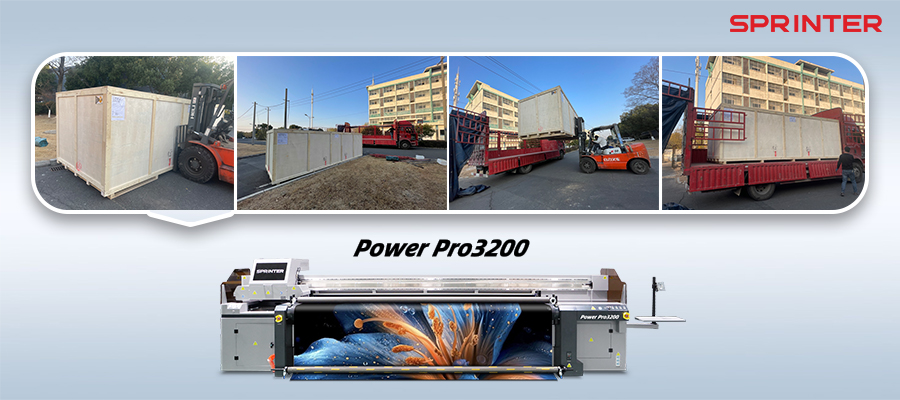 Ding-dong~ SPRINTER Power Pro3200 is shipped and on its way!