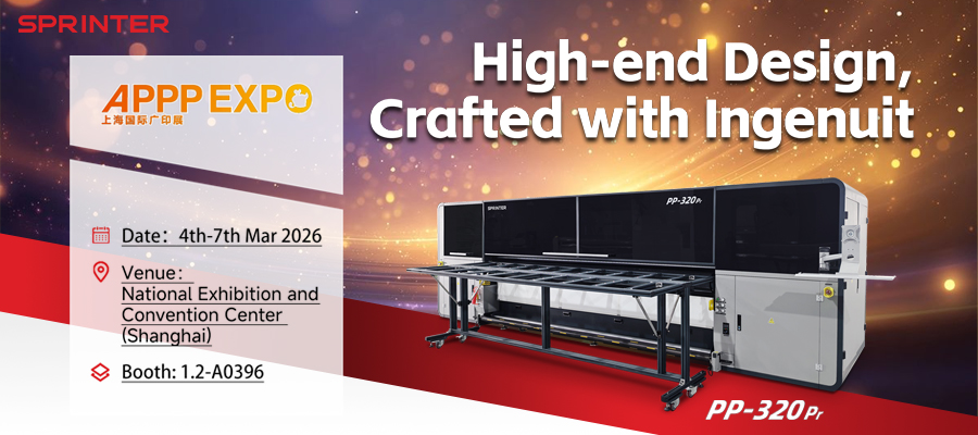 SPRINTER PP-320Pr at APPPEXPO 2026 Shanghai!